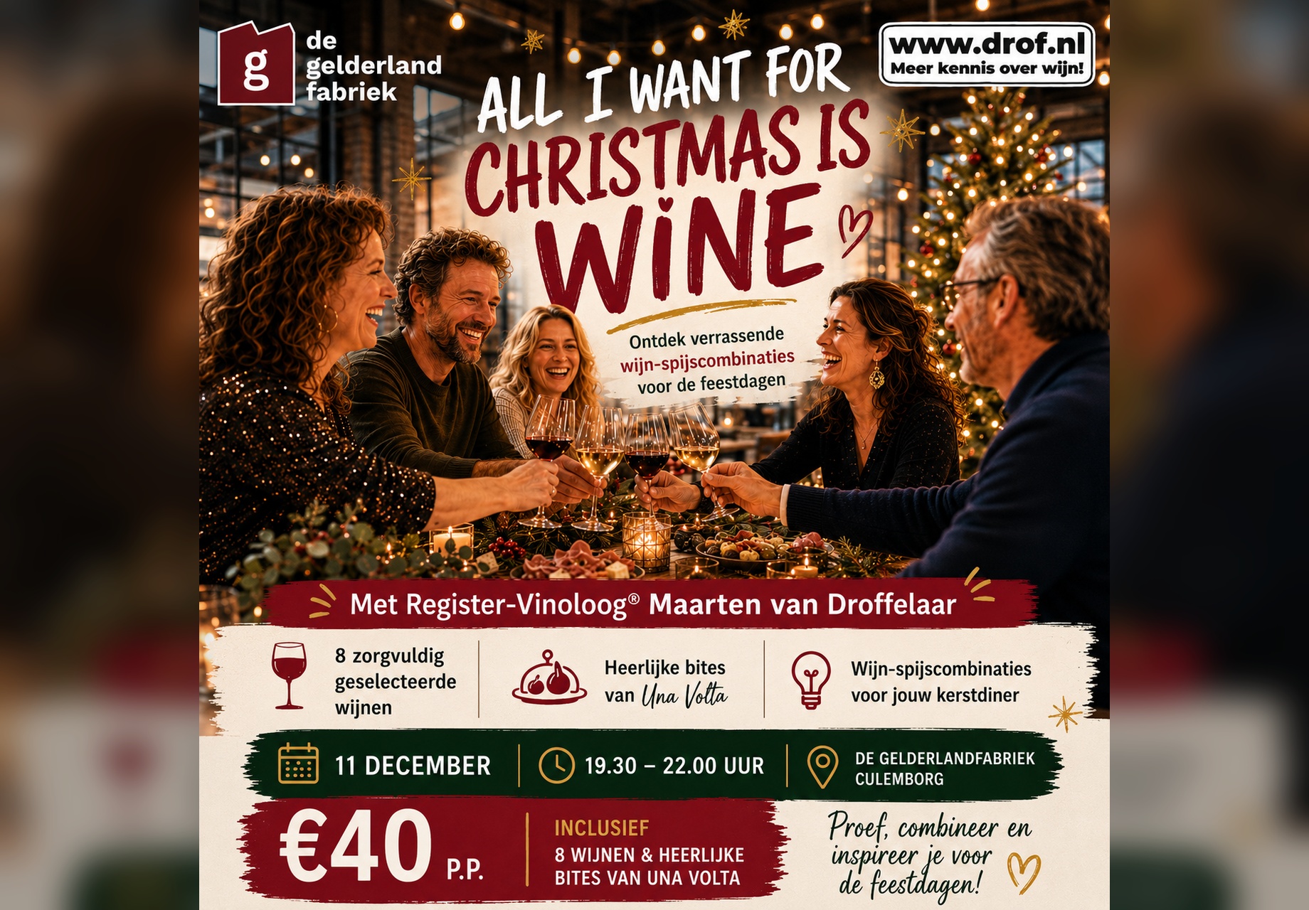 All I want for christmas is wine  - Wijnproeverij