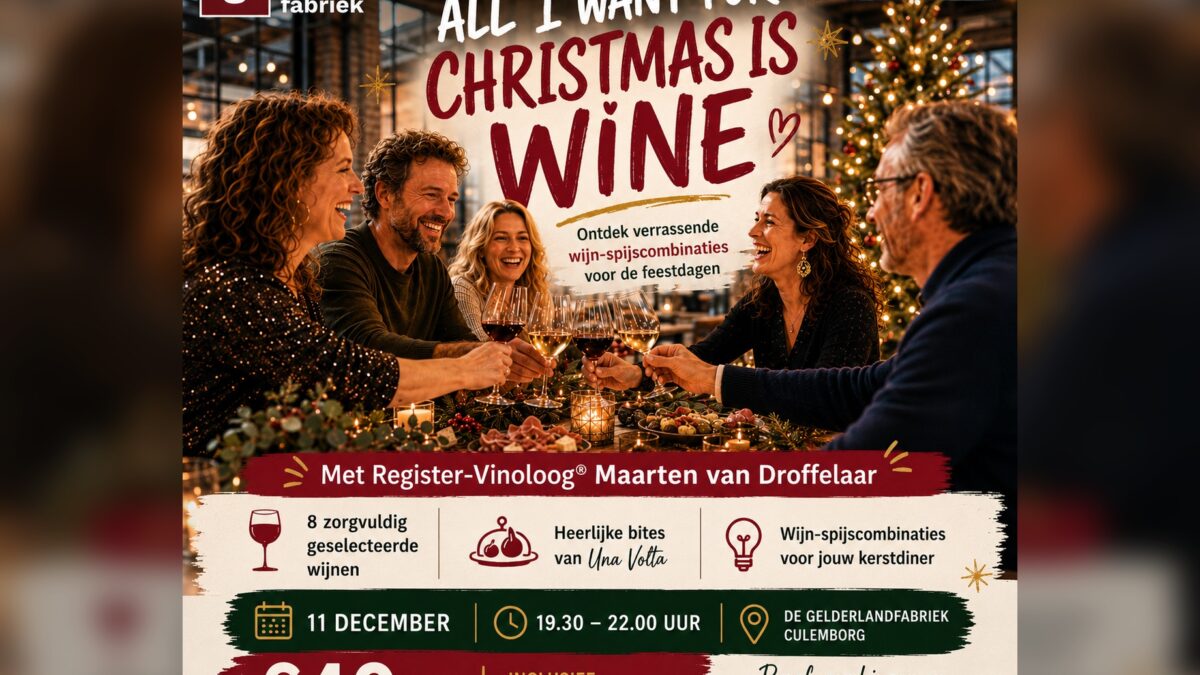 All I want for christmas is wine  - Wijnproeverij