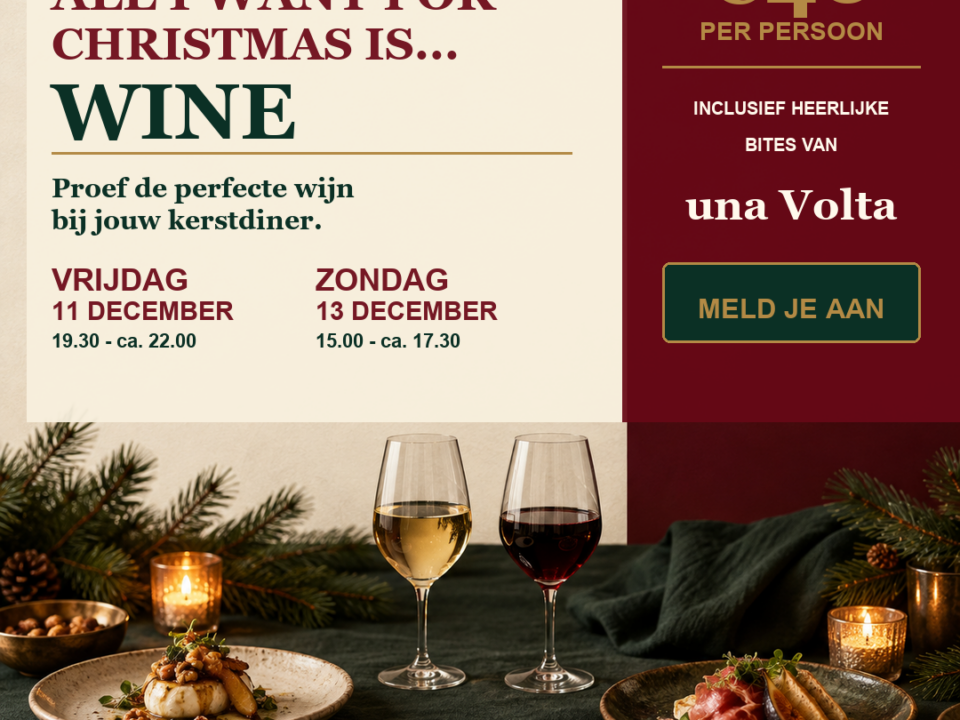All I want for christmas is wine  - Wijnproeverij
